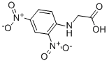 structure of CAS# 1084-76-0, 2-[(2,4-Dinitrophenyl)Amino]Acetic Acid;2-[(2,4-Dinitrophenyl)Amino]Ethanoic Acid;N-(2,4-Dinitrophenyl)Glycine;Nsc 37410