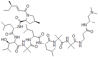 CAS#: 108426-90-0， Leucinostatin D