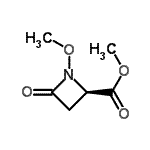 CAS#: 108550-47-6， Methyl (2R)-1-Methoxy-4-Oxo-2-Azetidinecarboxylate