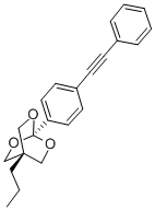 CAS#: 108613-93-0， 4-[4-(2-Phenylethynyl)Phenyl]-1-Propyl-3,5,8-Trioxabicyclo[2.2.2]Octane