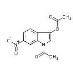 CAS#: 108669-74-5， 1-Acetyl-6-Nitro-1H-Indol-3-Yl Acetate
