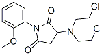 CAS#: 108708-00-5， 3-[Bis(2-Chloroethyl)Amino]-1-(2-Methoxyphenyl)Pyrrolidine-2,5-Dione