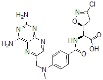 CAS#: 108743-20-0， (2S)-2-[(5S)-3-Chloro-4,5-Dihydro-1,2-Oxazol-5-Yl]-2-[[4-[(2,4-Diaminopteridin-6-Yl)Methyl-Methylamino]Benzoyl]Amino]Acetic Acid