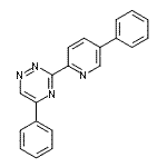 CAS 登录号：108775-05-9， 5-苯基-3-(5-苯基-2-吡啶基)-1,2,4-三嗪