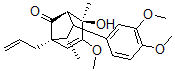 CAS#: 108864-50-2， (1S,4R,5R,7S)-6-(3,4-Dimethoxyphenyl)-4-Hydroxy-3-Methoxy-4,7-Dimethyl-1-Prop-2-Enylbicyclo[3.2.1]Oct-2-En-8-One