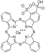 CAS#: 108892-33-7， 29H,31H-Phthalocyanine-1,2-Disulfonic Acid, Gallium Salt (1:1)
