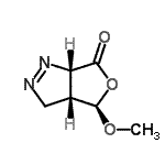 CAS#: 108943-26-6， (3aR,4R,6aS)-4-Methoxy-3,3A,4,6A-Tetrahydro-6H-Furo[3,4-c]Pyrazol-6-One