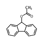 structure of CAS# 108973-47-3, 9H-Fluoren-9-Yl Acetate;9-Acetoxyfluorene;9H-Fluoren-9-yl acetate #;fluoren-9-yl acetate