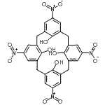 CAS#: 109051-62-9， 5,11,17,23-Tetranitropentacyclo[19.3.1.1<Sup>3,7</Sup>.1<Sup>9,13</Sup>.1<Sup>15,19</Sup>]Octacosa-1(25),3(28),4,6,9(27),10,12,15(26),16,18,21,23-Dodecaene-25,26,27,28-Tetrol