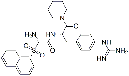 CAS#: 109273-48-5， N-[3-[4-(Hydrazinylmethylideneamino)Phenyl]-1-Oxo-1-Piperidin-1-Ylpropan-2-Yl]-2-(Naphthalen-2-Ylsulfonylamino)Acetamide
