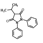CAS 登录号：1093-68-1， 4-异丙基-1,2-二苯基-3,5-吡唑烷二酮
