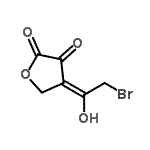 CAS#: 109312-76-7， (4E)-4-(2-Bromo-1-Hydroxyethylidene)Dihydro-2,3-Furandione