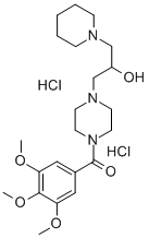 CAS#: 109376-99-0， [4-(2-Hydroxy-3-Piperidin-1-Ylpropyl)Piperazin-1-Yl]-(3,4,5-Trimethoxyphenyl)Methanone Dihydrochloride