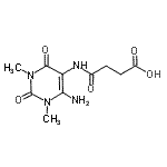 CAS#: 109418-96-4， 4-[(6-Amino-1,3-Dimethyl-2,4-Dioxo-1,2,3,4-Tetrahydro-5-Pyrimidinyl)Amino]-4-Oxobutanoic Acid