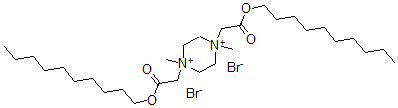CAS#: 109460-91-5， Decyl 2-[4-(2-Decoxy-2-Oxoethyl)-1,4-Dimethylpiperazine-1,4-Diium-1-Yl]Acetate Dibromide