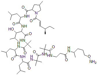CAS#: 109539-58-4， Leucinostatin H