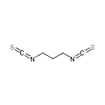structure of CAS# 109704-32-7, 1,3-Diisothiocyanatopropane;1,3-Diisothiocyanatopropane #;1,3-Propane diisothiocyanate;1,3-Propanediisothiocyanate