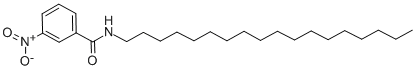 structure of CAS# 109799-65-7, 3-Nitro-N-Octadecylbenzamide;3-Nitro-N-Octadecyl-Benzamide;3-Nitro-N-Stearyl-Benzamide;N-Octadecyl-M-Nitrobenzamide