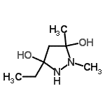 CAS#: 109954-05-4， 3-Ethyl-1,5-Dimethyl-3,5-Pyrazolidinediol