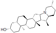 CAS#: 11004-30-1， (22S,25R)-5alpha-Solanidan-3beta-Ol