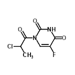 CAS#: 110073-44-4， 1-(2-Chloropropanoyl)-5-Fluoro-2,4(1H,3H)-Pyrimidinedione