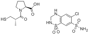 CAS#: 110075-07-5， Captopril combination with hydrochlorothiazide