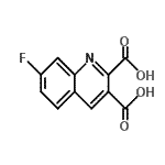 CAS#: 110139-62-3， 7-Fluoro-2,3-Quinolinedicarboxylic Acid