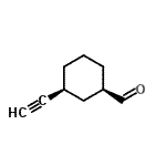 CAS#: 110187-65-0， (1R,3S)-3-Ethynylcyclohexanecarbaldehyde