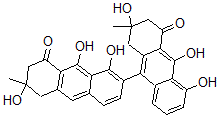 CAS#: 110270-61-6， 3,8,9-Trihydroxy-3-Methyl-10-(1,6,9-Trihydroxy-6-Methyl-8-Oxo-5,7-Dihydroanthracen-2-Yl)-2,4-Dihydroanthracen-1-One