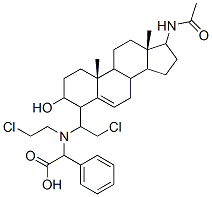 CAS#: 110312-92-0， [(3S,10R,13S,17S)-17-Acetamido-10,13-Dimethyl-2,3,4,7,8,9,11,12,14,15,16,17-Dodecahydro-1H-Cyclopenta[a]Phenanthren-3-Yl] 2-[4-[Bis(2-Chloroethyl)Amino]Phenyl]Acetate