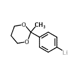 CAS#: 110347-00-7， [4-(2-Methyl-1,3-Dioxan-2-Yl)Phenyl]Lithium