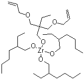 CAS#: 110392-55-7， [2,2-Bis[(2-Propen-1-Yloxy)Methyl]-1-Butanolato]Tris(Isooctanolato)-Zirconium