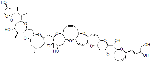 CAS 登录号：11050-21-8， 雪卡鱼毒素