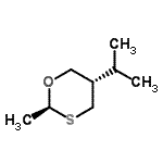 CAS#: 110523-71-2， (2S,5S)-5-Isopropyl-2-Methyl-1,3-Oxathiane