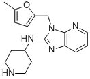 CAS#: 110588-56-2， 3-[(5-Methylfuran-2-Yl)Methyl]-N-Piperidin-4-Ylimidazo[5,4-b]Pyridin-2-Amine