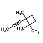CAS#: 110656-00-3， 1,1,2-Trimethyl-2-(1-Propyn-1-Yl)Cyclobutane