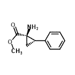 CAS#: 110769-84-1， Methyl (1R,2S)-1-Amino-2-Phenylcyclopropanecarboxylate