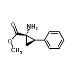 CAS#: 110769-86-3， Methyl (1S,2R)-1-Amino-2-Phenylcyclopropanecarboxylate