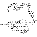 CAS#: 11077-03-5， (2S,3R,5R,6E,8R,9S)-10-[(2R,3R,4R,5S,6R)-6-{(1S,2R,3S,4S,5R,11S)-12-[(1R,3S,5S,7R)-5-{(8S)-9-[(2R,3R,4R,5R,6S)-6-{(2S,3S,4E,6S,9R,10R)-10-[(4R,5S,6R)-6-{(2R,3R)-4-[(2R,3S,4R,5R,6S)-6-{(2S,3Z,5E,8R,9S, 10R,12Z,17S,18R,19R,20R)-21-[(2R,3R,4R,5S,6R)-6-{(1Z,3R,4R)-5-[(1S,3R,5R,7R)-7-{2-[(2R,3R,5S)-5-(Aminomethyl)-3-Hydroxytetrahydro-2-Furanyl]Ethyl}-2,6-Dioxabicyclo[3.2.1]Oct-3-Yl]-3,4-Dihydroxy-1-Pent En-1-Yl}-3,4,5-Trihydroxytetrahydro-2H-Pyran-2-Yl]-2,8,9,10,17,18,19-Heptahydroxy-20-Methyl-14-Methylene-3,5,12-Henicosatrien-1-Yl}-3,4,5-Trihydroxytetrahydro-2H-Pyran-2-Yl]-2,3-Dihydroxybutyl}-4,5-Di Hydroxytetrahydro-2H-Pyran-2-Yl]-2,6,9,10-Tetrahydroxy-3-Methyl-4-Decen-1-Yl}-3,4,5,6-Tetrahydroxytetrahydro-2H-Pyran-2-Yl]-8-Hydroxynonyl}-1,3-Dimethyl-6,8-Dioxabicyclo[3.2.1]Oct-7-Yl]-1,2,3,4,5-Pent Ahydroxy-11-Methyldodecyl}-3,4,5-Trihydroxytetrahydro-2H-Pyran-2-Yl]-2,5,8,9-Tetrahydroxy-N-{(1Z)-3-[(3-Hydroxypropyl)Amino]-3-Oxo-1-Propen-1-Yl}-3,7-Dimethyl-6-Decenamide