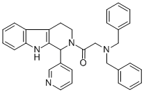 CAS#: 110785-21-2， 2-(Bis(Phenylmethyl)Amino)-1-(1-Pyridin-3-Yl-1,3,4,9-Tetrahydropyrido[3,4-b]Indol-2-Yl)Ethanone