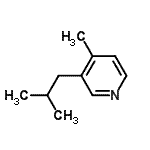 CAS#: 110823-92-2， 3-Isobutyl-4-Methylpyridine