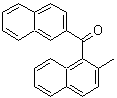 结构式 CAS# 110876-52-3, (2-甲基-1-萘基)(2-萘基)甲酮
