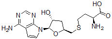 CAS#: 110880-46-1， (2S)-2-Amino-4-[[(2S,4R,5R)-5-(4-Aminopyrrolo[2,3-d]Pyrimidin-7-Yl)-4-Hydroxyoxolan-2-Yl]Methylsulfanyl]Butanoic Acid