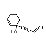 CAS#: 110890-53-4， 1-(3-Buten-1-Yn-1-Yl)-2-Cyclohexen-1-Ol