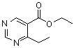 CAS 登录号：110960-75-3， 4-乙基-5-嘧啶羧酸乙酯