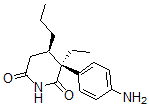 CAS#: 110977-60-1， (3R,4R)-3-(4-Aminophenyl)-3-Ethyl-4-Propylpiperidine-2,6-Dione