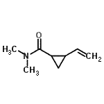 CAS#: 111002-02-9， N,N-Dimethyl-2-Vinylcyclopropanecarboxamide