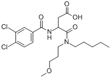 CAS#: 111106-29-7， 3-[(3,4-Dichlorobenzoyl)Amino]-4-(3-Methoxypropyl-Pentylamino)-4-Oxobutanoic Acid