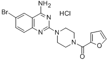 CAS#: 111218-73-6， [4-(4-Amino-6-Bromoquinazolin-2-Yl)Piperazin-1-Yl]-Furan-2-Ylmethanone Hydrochloride