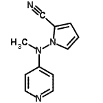 CAS#: 111225-36-6， 1-[Methyl(4-Pyridinyl)Amino]-1H-Pyrrole-2-Carbonitrile